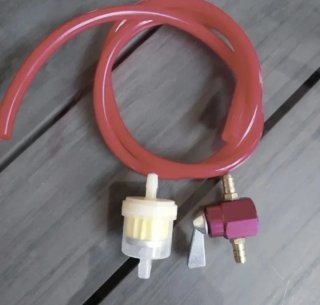 Lote: Llave paso, macarron y filtro gasolina