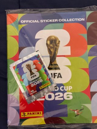 Álbum Panini Mundial 2026 + 2 Sobres