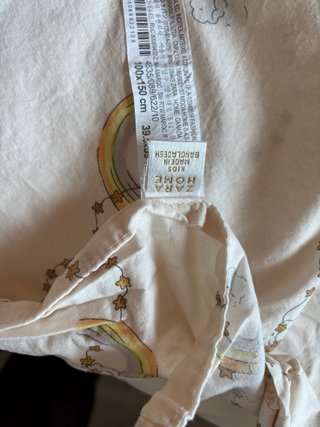 Sabanas encimeras y bajeras cuna Zara Home