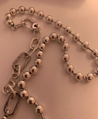 Collar Pandora Bolas y Eslabones 50cm para charm