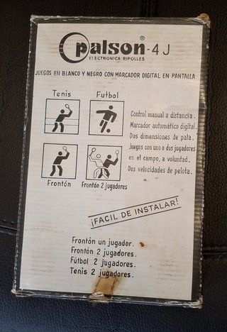 Consola videojuego tipo Pong Palson CX 302 (1977)