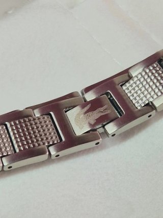 Pulsera Lacoste Plateada