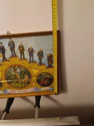 Stampa d'epoca Le Varie Età dell'Uomo