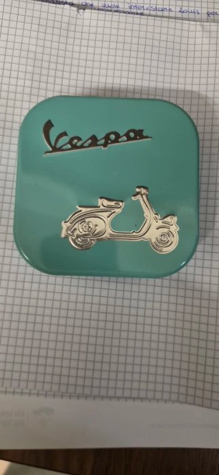Scatola metallo Vespa con copriscatola