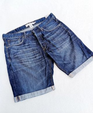 Pantalón corto vaquero H&M azul