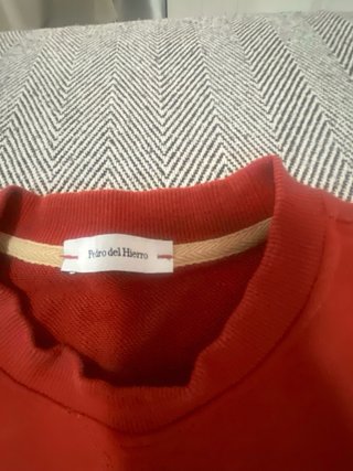 Sudadera Pedro del Hierro Hombre Roja