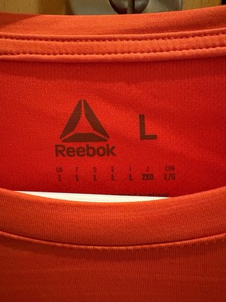 Camiseta Reebok Naranja Talla L