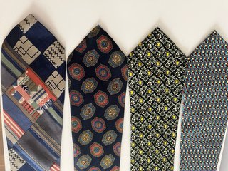 Lote 4 corbatas vintage