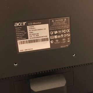 Monitor Acer X193HQ 18.5 HD