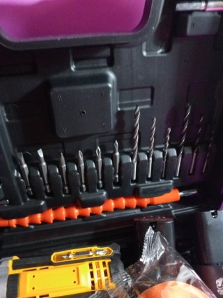 Taladro Atornillador Batería 12V Maletín Accesorio