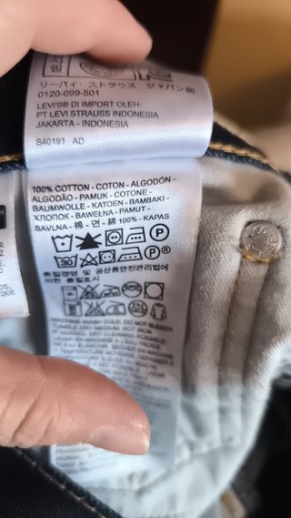 Vaqueros Levi's 511 W34 L32 Azules
