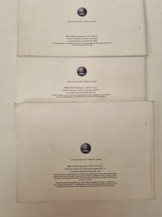 Manual Instrucciones Saab 93 2007