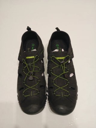 Sandalias Hombre Talla 47 Negro/Gris