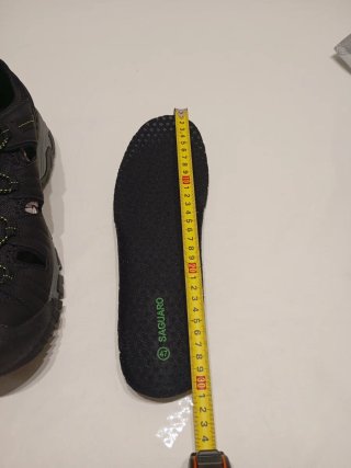 Sandalias Hombre Talla 47 Negro/Gris