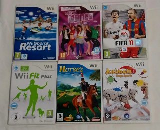 Lote 5 Juegos Wii