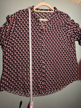 Blusa Boteli con estampado geométrico