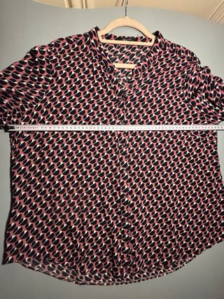 Blusa Boteli con estampado geométrico