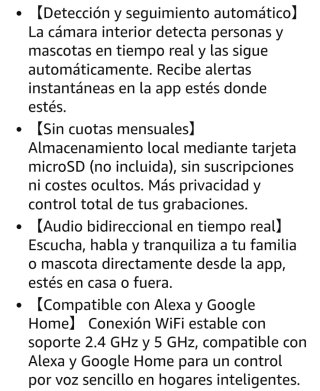 Cámara vigilancia 2K 3MP