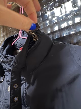 Parka Cortefiel Azul Marino