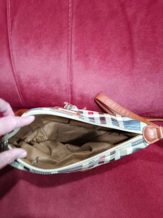 Bolso bandolera cuadros.