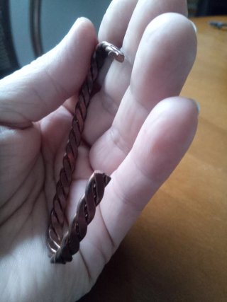 Pulsera vintage trenzada