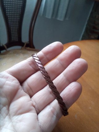 Pulsera vintage trenzada