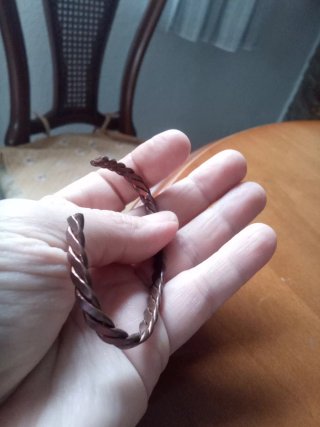 Pulsera vintage trenzada