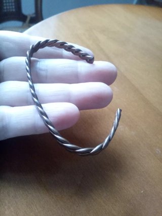 Pulsera vintage trenzada