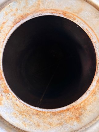 Estufa de leña metálica