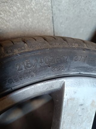4 Llantas Ford MK1 con Neumáticos Una llevo un gol