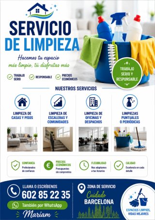 Servicio de limpieza profesional en Barcelona Somo