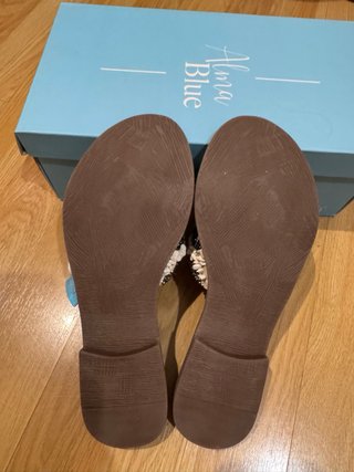 Sandalias Alma Blue Beige Multicolor
