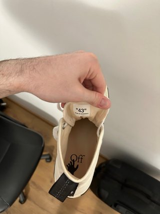Off-White Vulcanized Zapatillas Altas