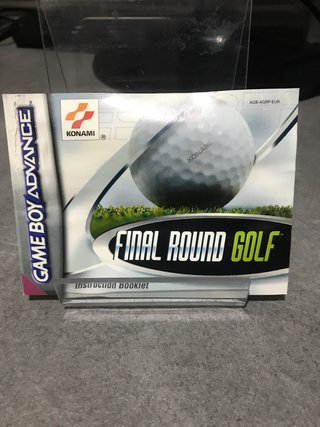 Final Round Golf Game Boy Advance Konami