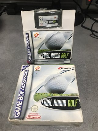 Final Round Golf Game Boy Advance Konami