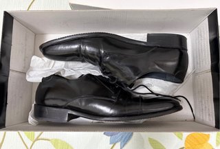 Zapatos de piel negros talla 39