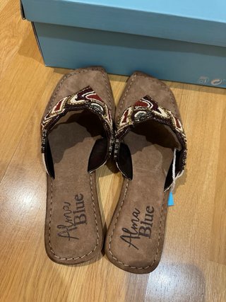 Sandalias Alma Blue Marrón Multicolor