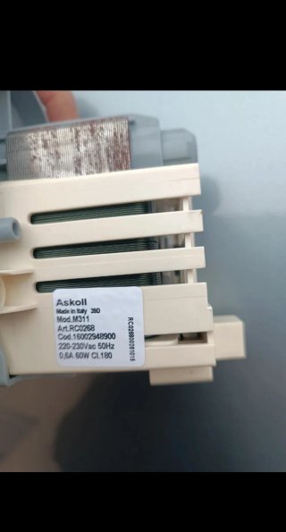 Motore Pompa Lavastoviglie Indesit DIF 16T1 A