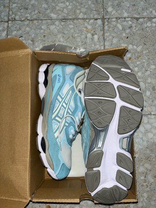 Asics Gel NYC Azul y Blanco