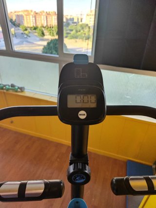 Bicicleta Estática Compacta Negra