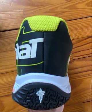 Bambas Padel Babolat Hombre Negro Amarillo