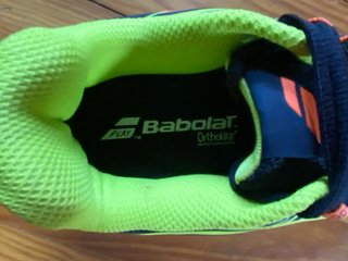 Bambas Padel Babolat Hombre Negro Amarillo