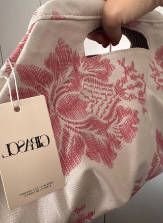 Bolso Clutch Gianni Chiarini Estampado Floral Rosa