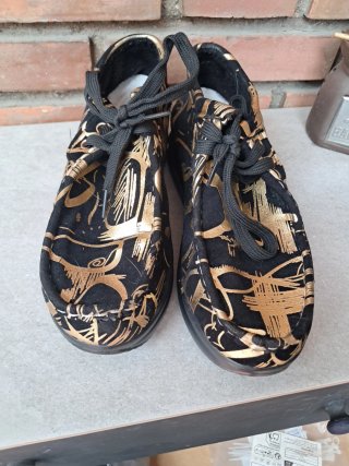 Lote Zapatos Góticos Negro Corazón