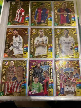 Álbum de la liga Adrenalyn 2024-25 100% completo