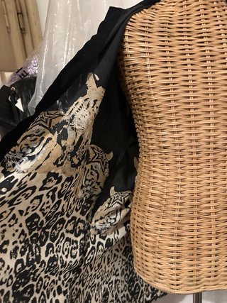 Camicia Paccio con stampa tigre e leopardo