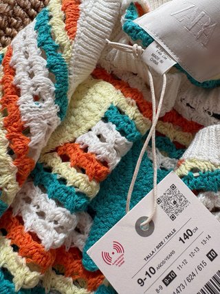 Conjunto crochet Zara Talla 10