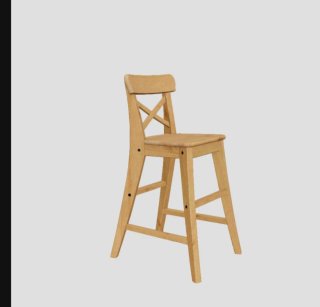 Silla de madera para niños