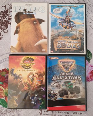 Pack 4 Películas DVD: Ice Age 2, 80 Días, Max Adve
