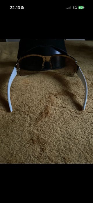 Occhiali da sole Gucci marroni e bianchi
